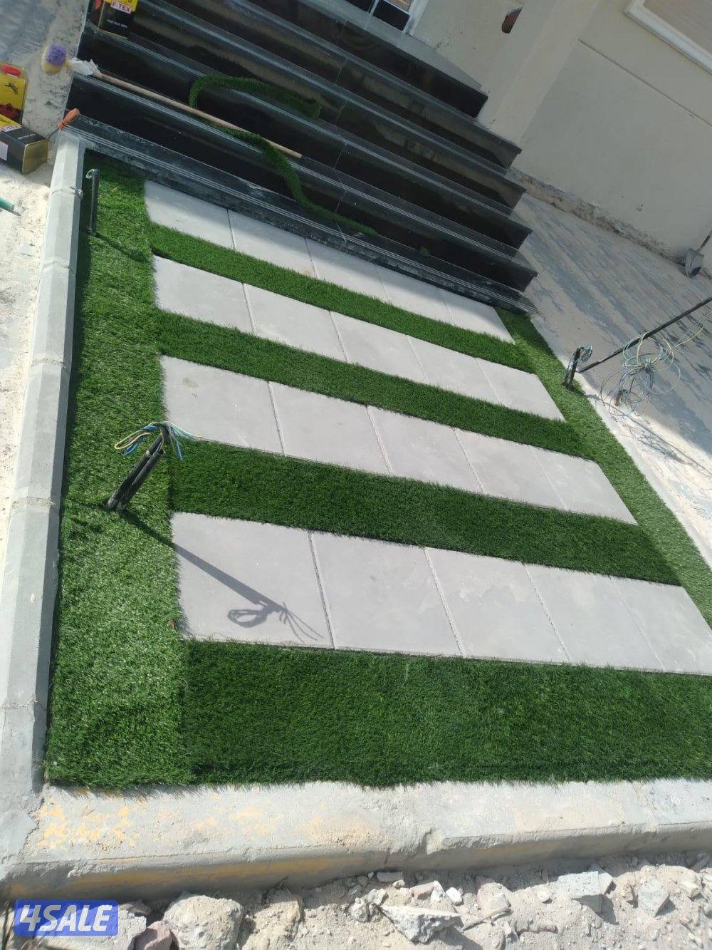 معلم بلاط متداخل وكربستون وكاشي ومصفت سيارات وصبت موزاييك ارضيات11