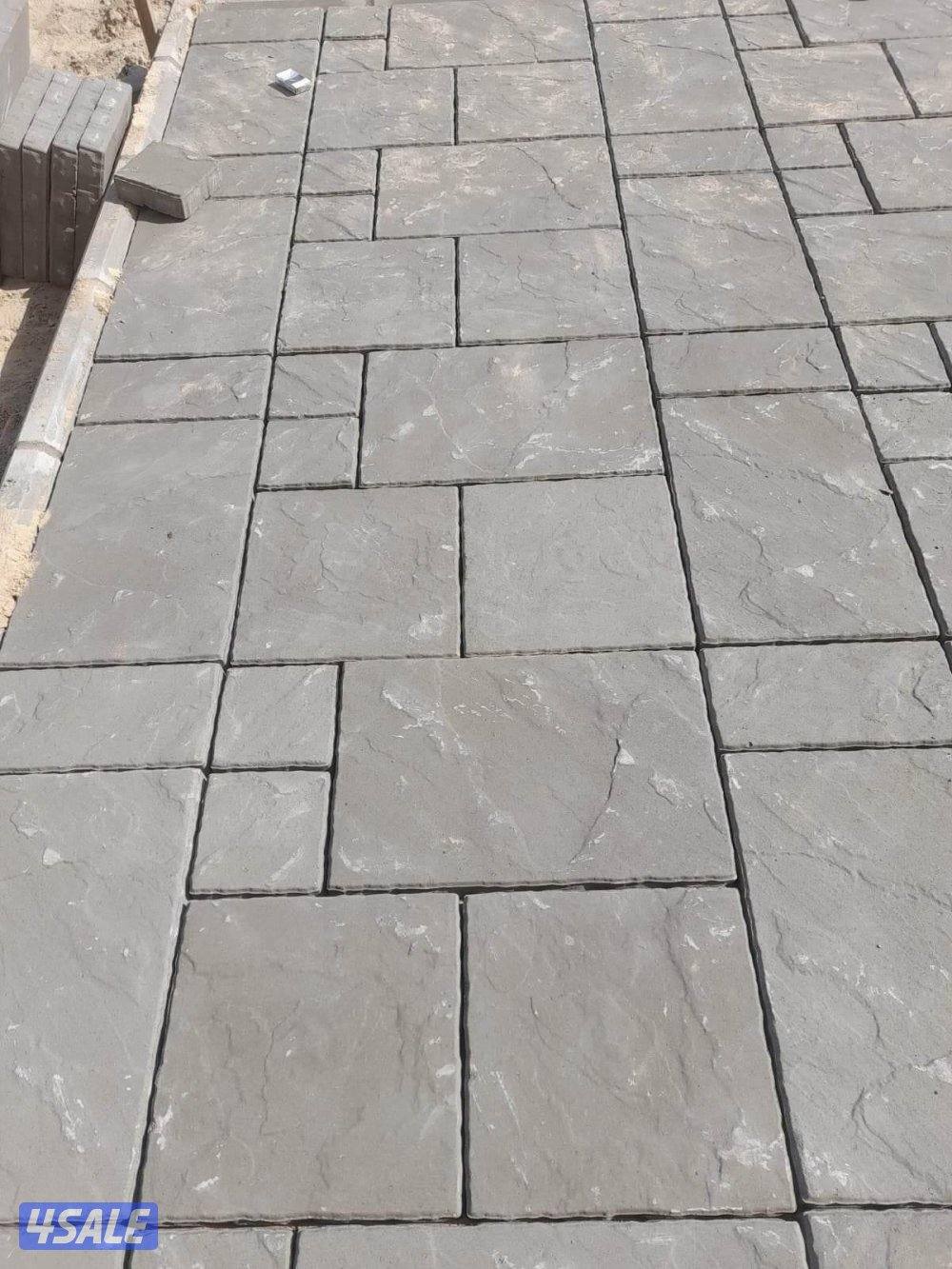 معلم بلاط متداخل وكربستون وكاشي ومصفت سيارات وصبت موزاييك ارضيات14