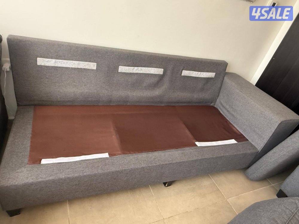 كنب للبيع(ضع سعرك) كنبة حرف L وكنبة مفرد1