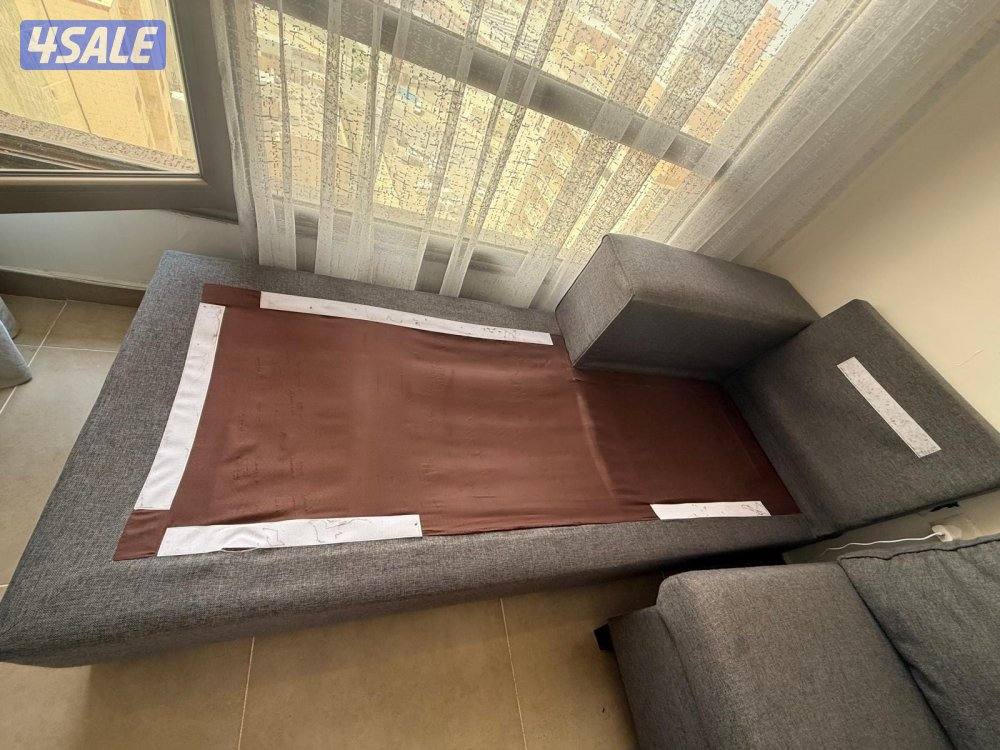 كنب للبيع(ضع سعرك) كنبة حرف L وكنبة مفرد3