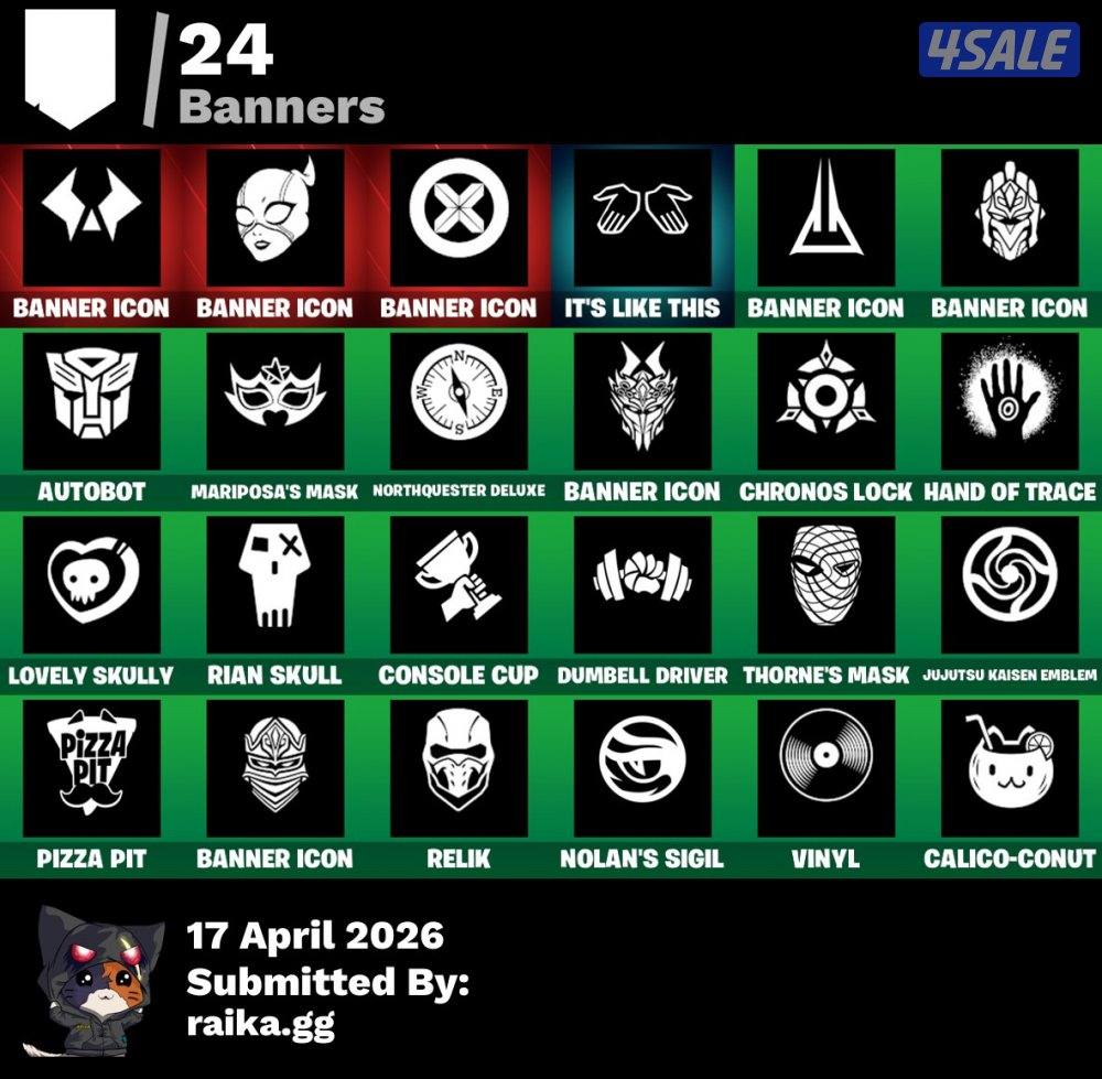 حساب فورت نايت نادر شخصيات نادرة 22سكن8