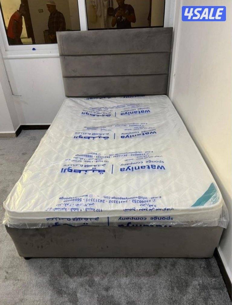 سرير نفر مقاس 90 في190مع الفرشه مع التوصيل السعر 40 دينار7