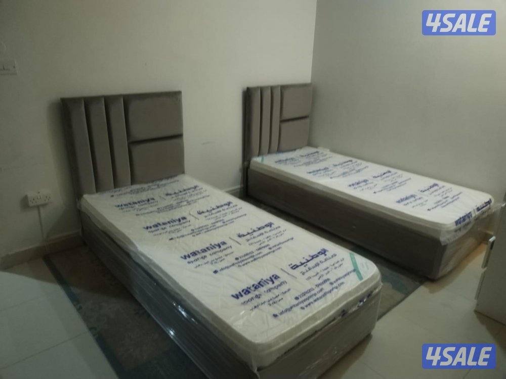 سرير نفر مقاس 90 في190مع الفرشه مع التوصيل السعر 40 دينار9