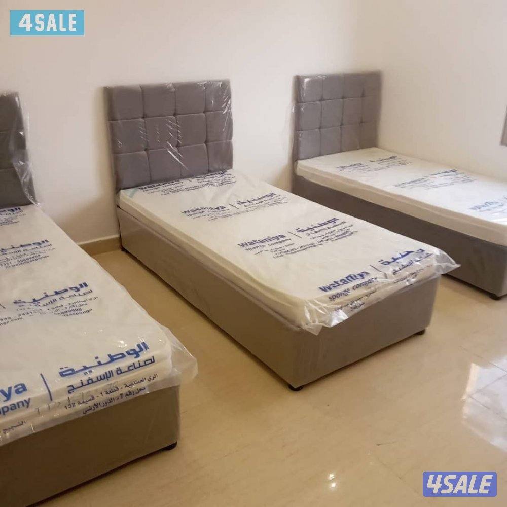 سرير نفر مقاس 90 في190مع الفرشه مع التوصيل السعر 40 دينار14