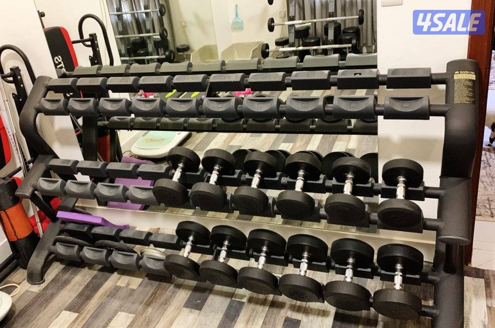 دامبلز + ستاند للبيع0