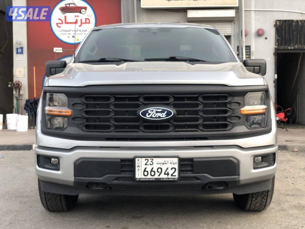 فورد F150 ٢٠٢٤ الغانم عداد ٥ الاف شرط الفحص صبغ وكاله غمارتين FX43