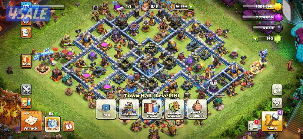 للبيع قرية كلاش مستوى ١٨0