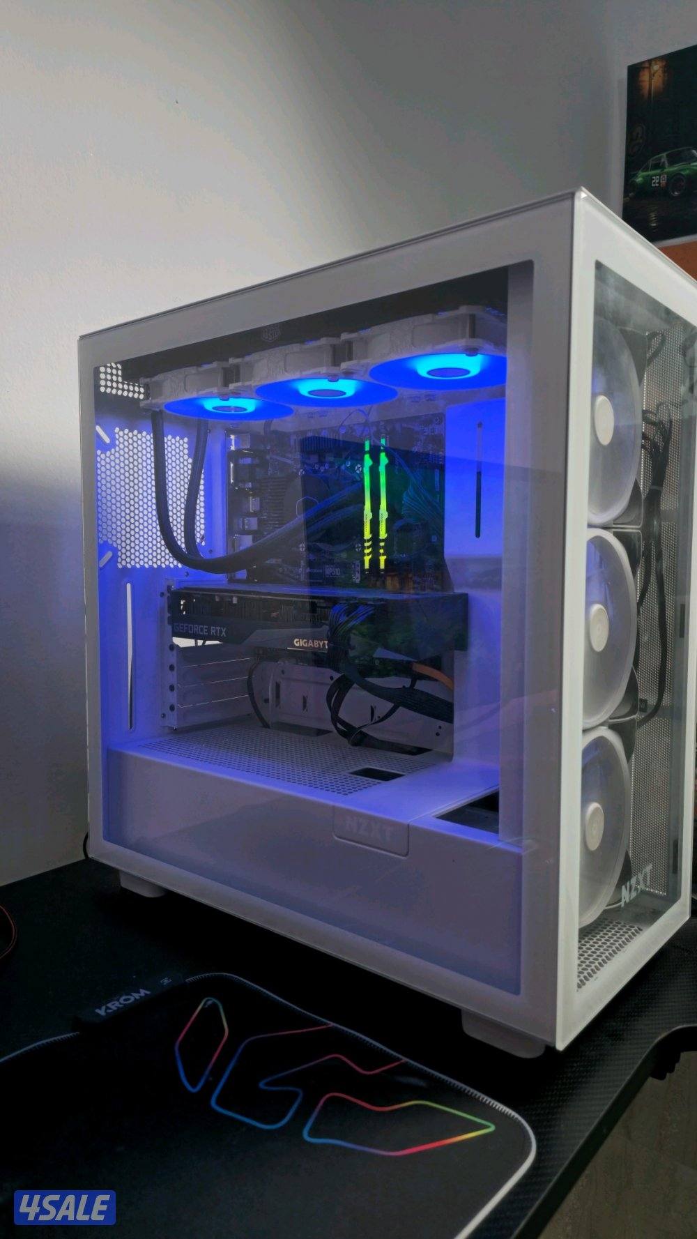 بي سي قيمنق قوي للبيع + كامل أغراضه 
للبيع جهاز PC نظيف1