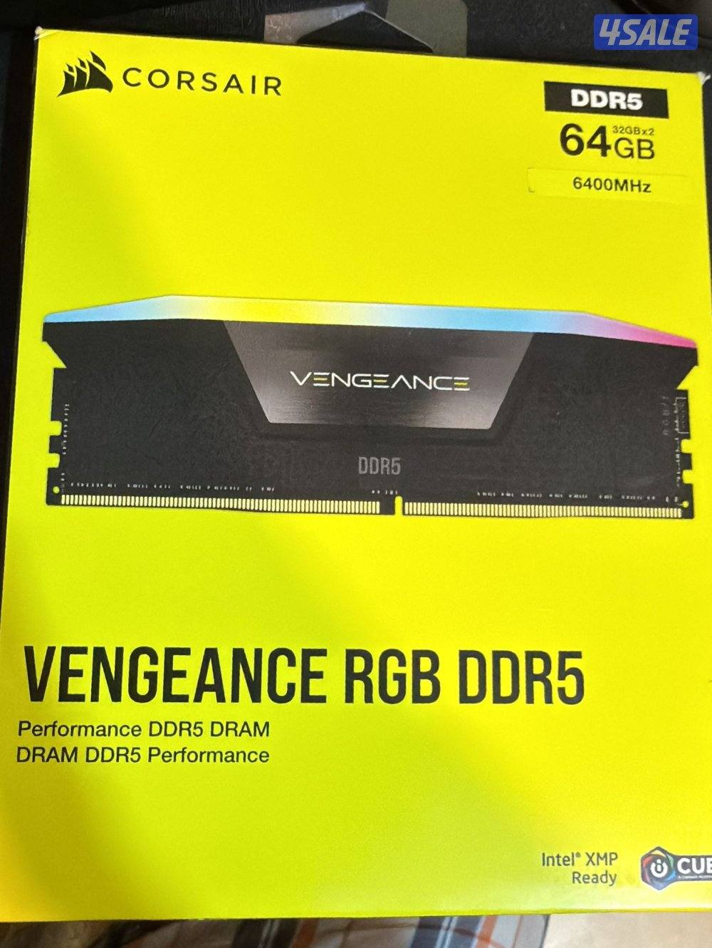 Corsair Vengeance RGB DDR5 RAM – 64GB (2x32GB) 6400MHz0