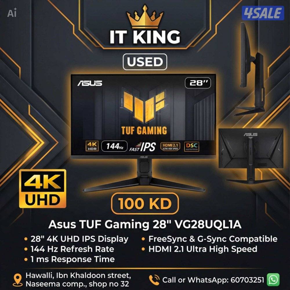 Asus TUF Gaming VG28UQL1A 28